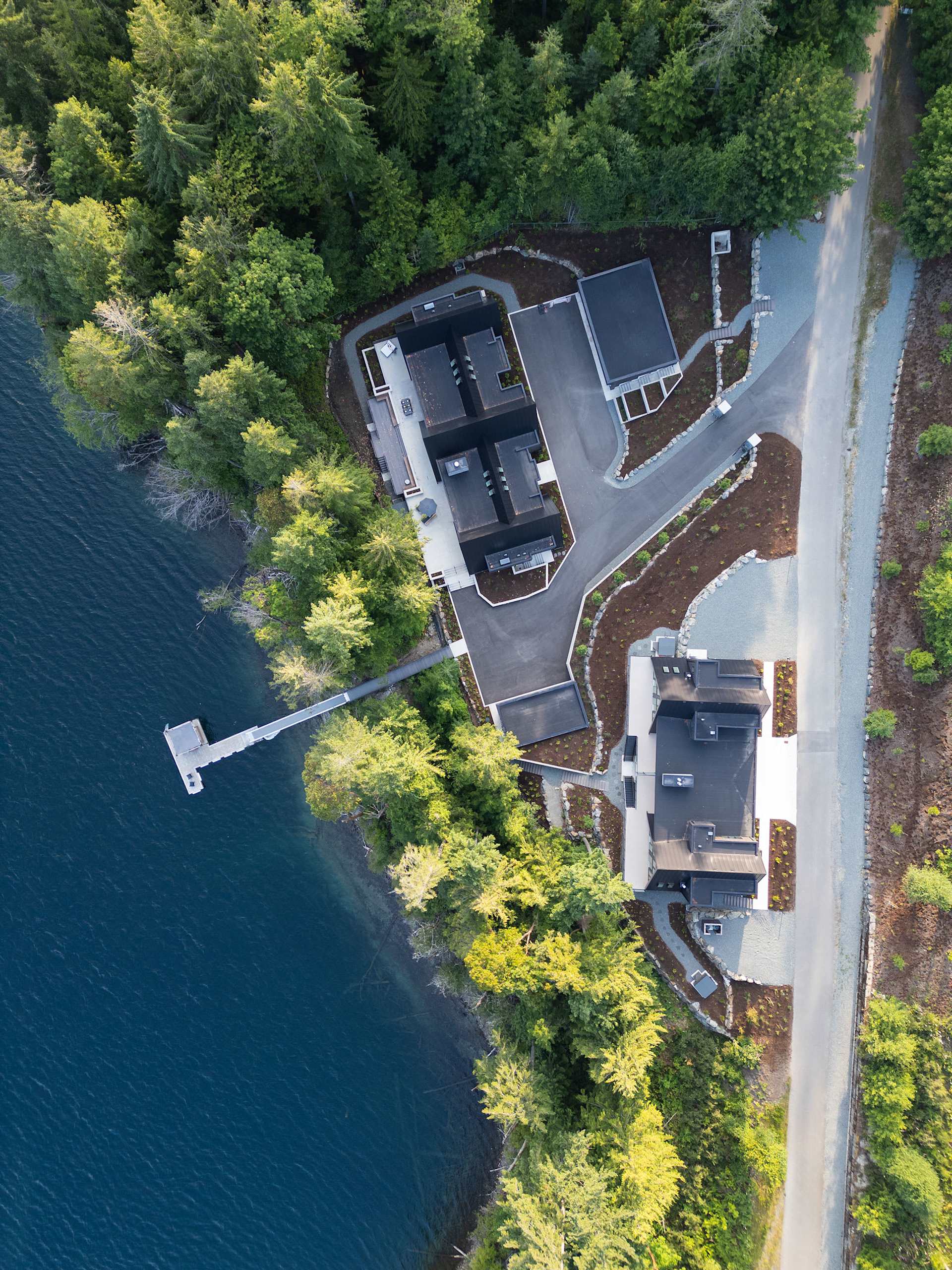Private dock on Cowichan Lake